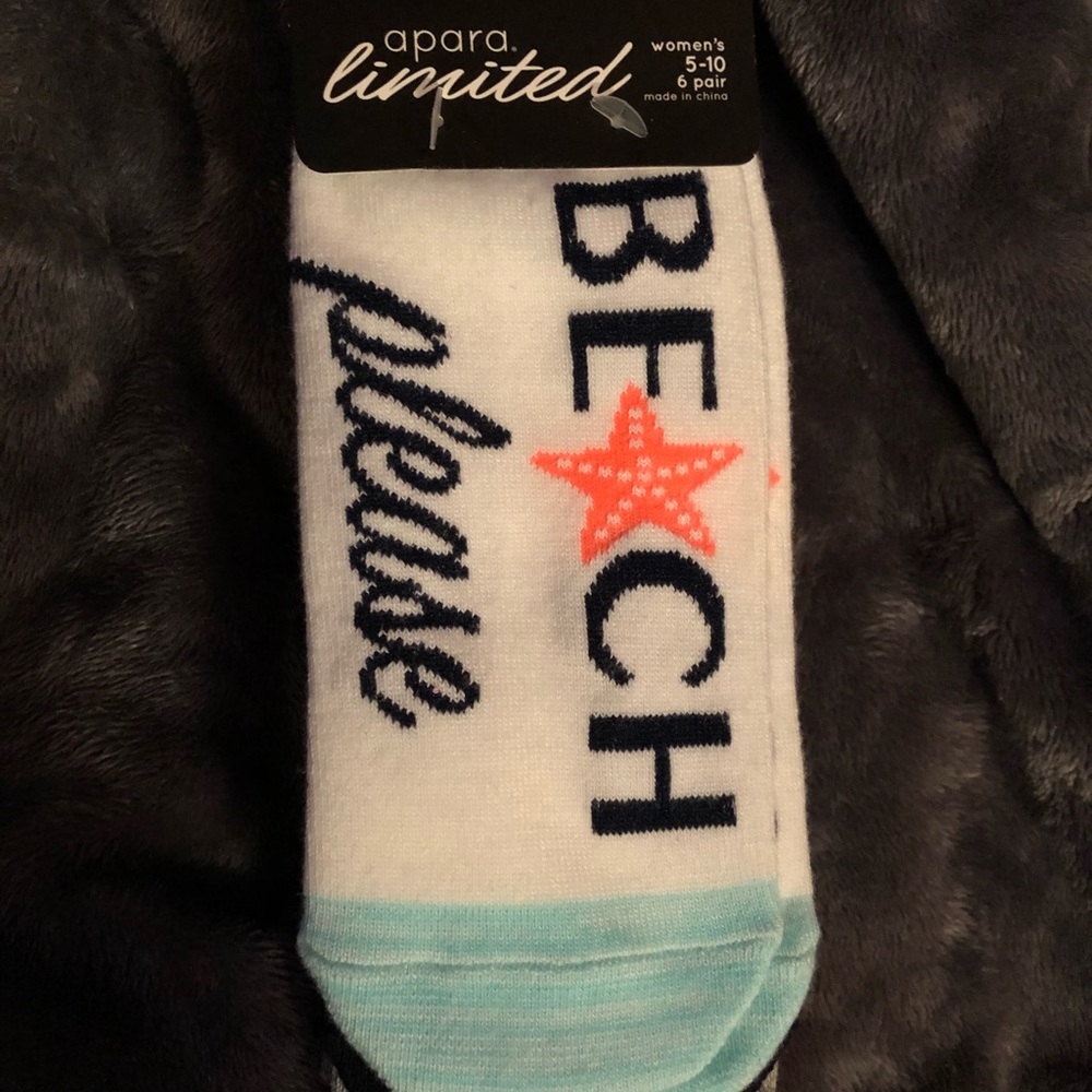 DONATING SOON! Beach Themed Socks